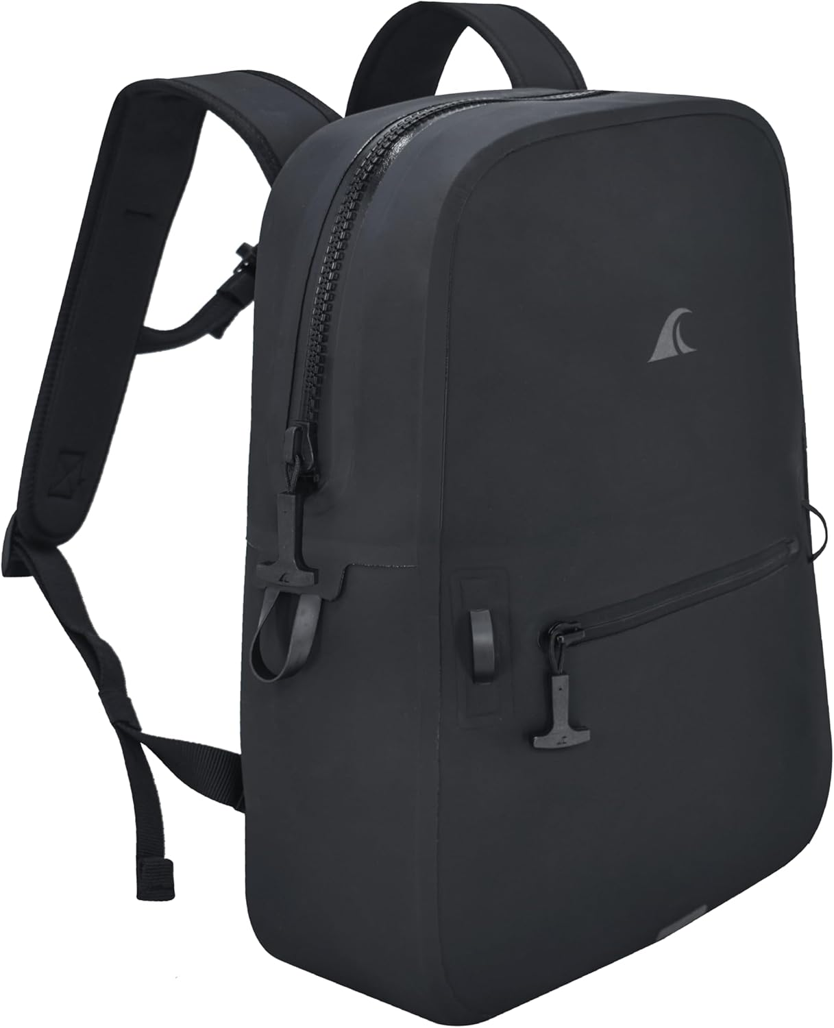 Breakwater Supply&trade; 100% Waterproof Submersible Backpack, Laptop Bag, Airtight Zippers | Travel Outdoors | Fogland 25L 20L 15L - Explorer 25L (Cascade Gray) image number 7