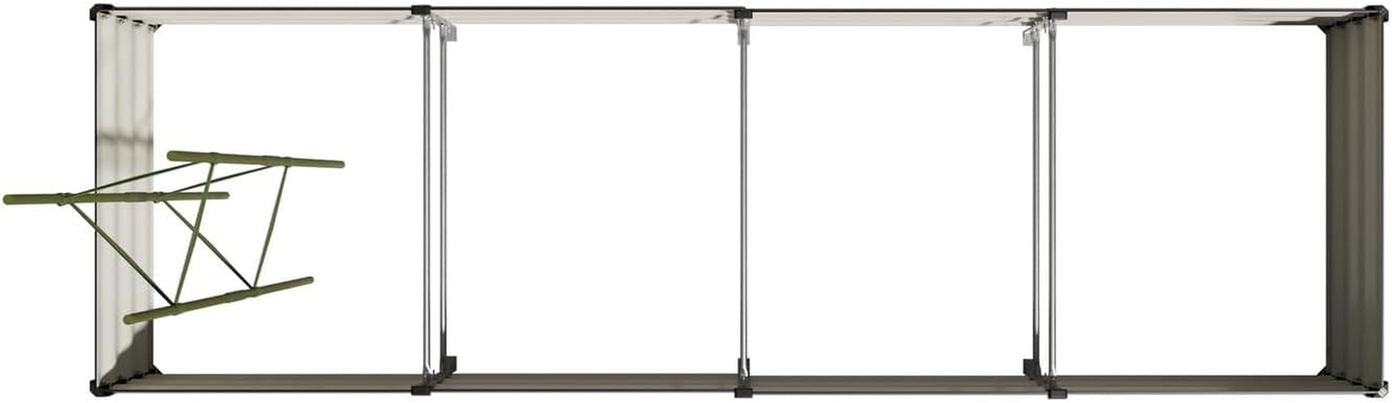 Livsip Garden Bed Planter Stand Box Raised Garden Bed Container Galvanise, 290X90X30Cm-2Pcs image number 3