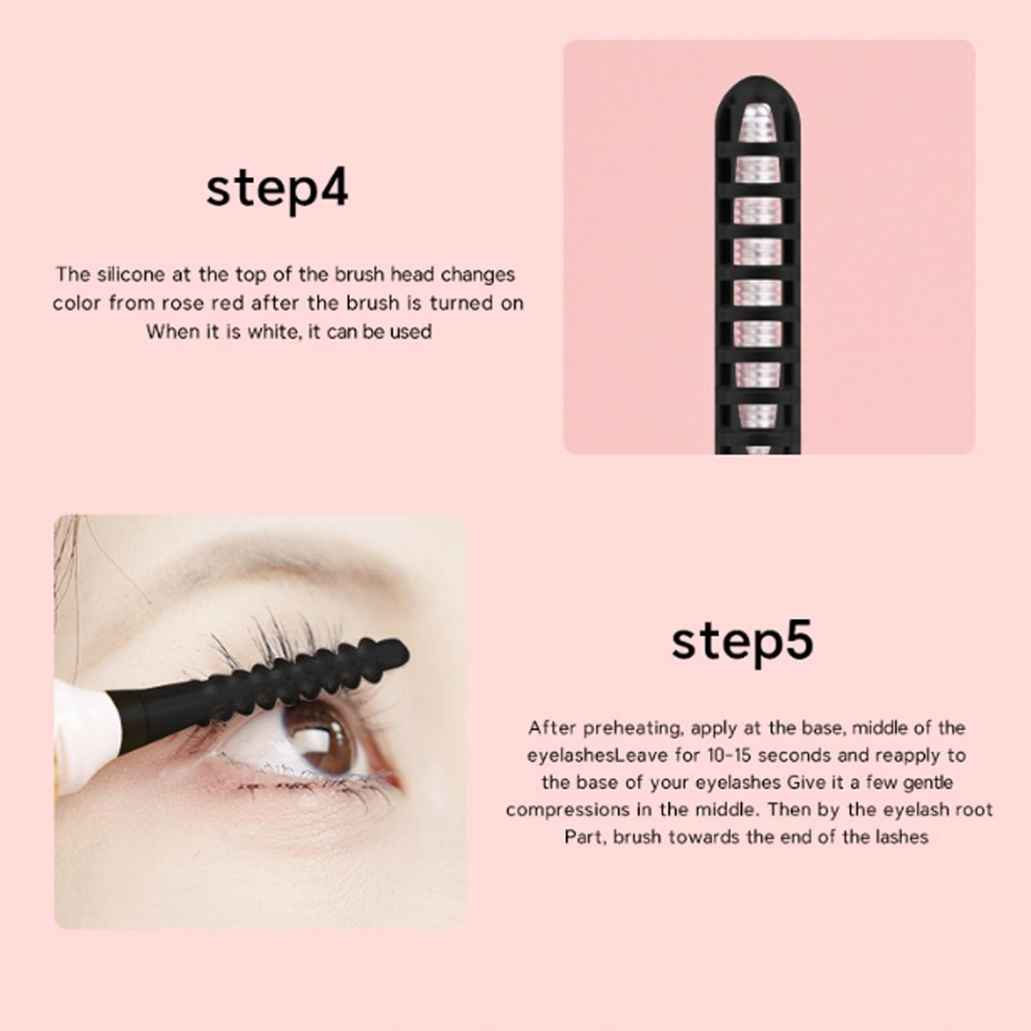 Bewinner Electric Heated Eyelash Curler - Rechargeable Mini Eyelash Curler with Smart Temperature Controlled, Compact Heated Lash Curler for Quick Heating Curling (White) image number 1