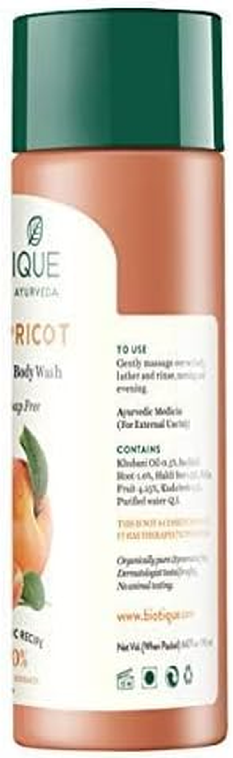Biotique Apricot Body Gel - Apricot 190Ml image number 1