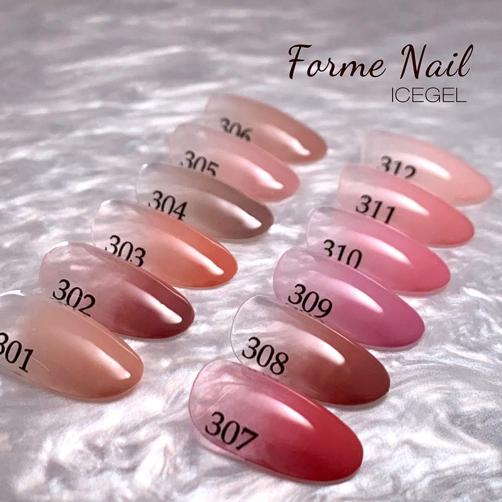 ICE GEL ABLACK Form Gel 309VB 0.1 Oz (3 G), Gel Nails