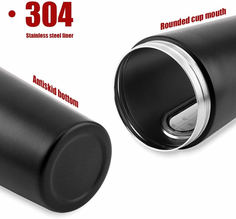 700Ml Sport Water Bottle Protein Stainless Steel Milkshake Shaker Drink Cup AU Rose Gold image number 5