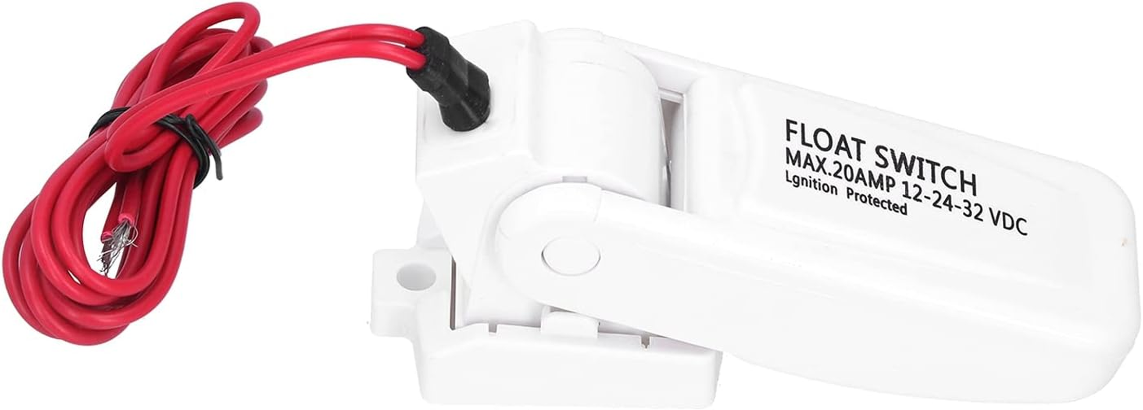 Float Switch, Boat Bilge Pump Automatic Sensor Electric DC 12V 32V 24V Hand Bilge Pump Bracket HVAC Drain Pan Condensate Overflow Safety Sensor