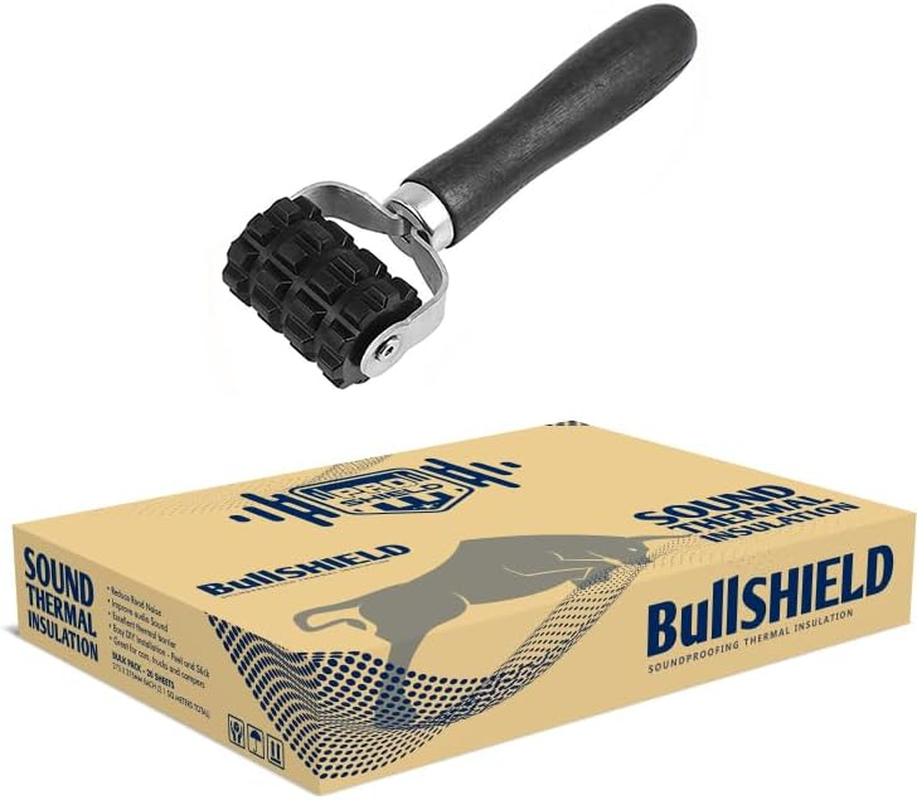 Bullshield Sound Deadener Deadening Butyl Roll Black Mat Car Heat Insulation (2㎡: 275X375Mm Blacksheet (20Sheets)) image number 6