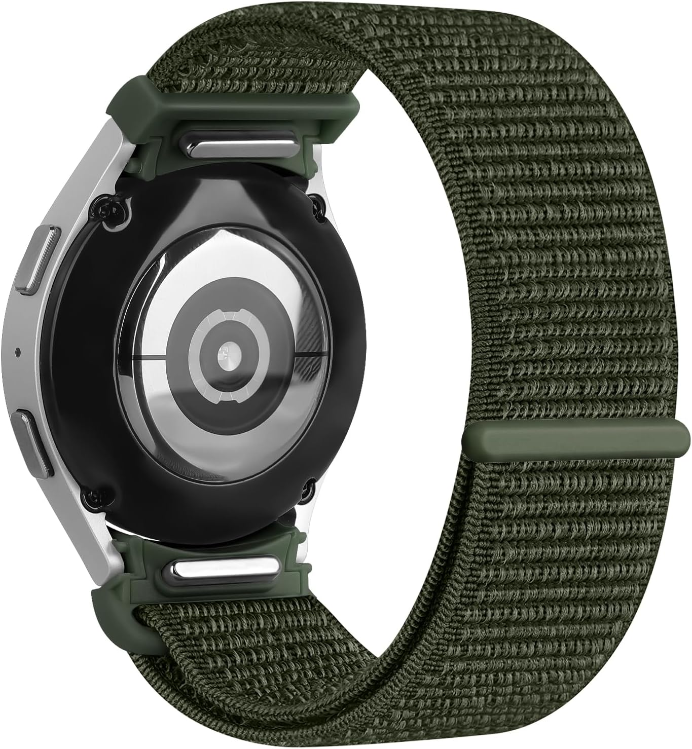 Nylon Sport Loop for Samsung Galaxy Watch 7/6/5/4 40Mm 44Mm/Fe/Galaxy Watch 6 Classic 43Mm 47Mm/Watch 5 Pro 45Mm/Watch 4 Classic 42Mm 46Mm, 20Mm One Click No Gap Breathable Sports Band