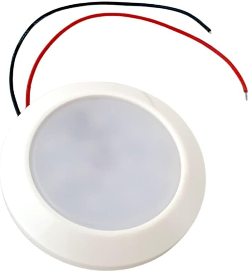 Marvix 4 X LED 12V 24V Spot Lights White Surface Mounted Downlights Dimmable IP66 Waterproof Caravan, Motorhome, Campervan, Boat Lighting image number 3