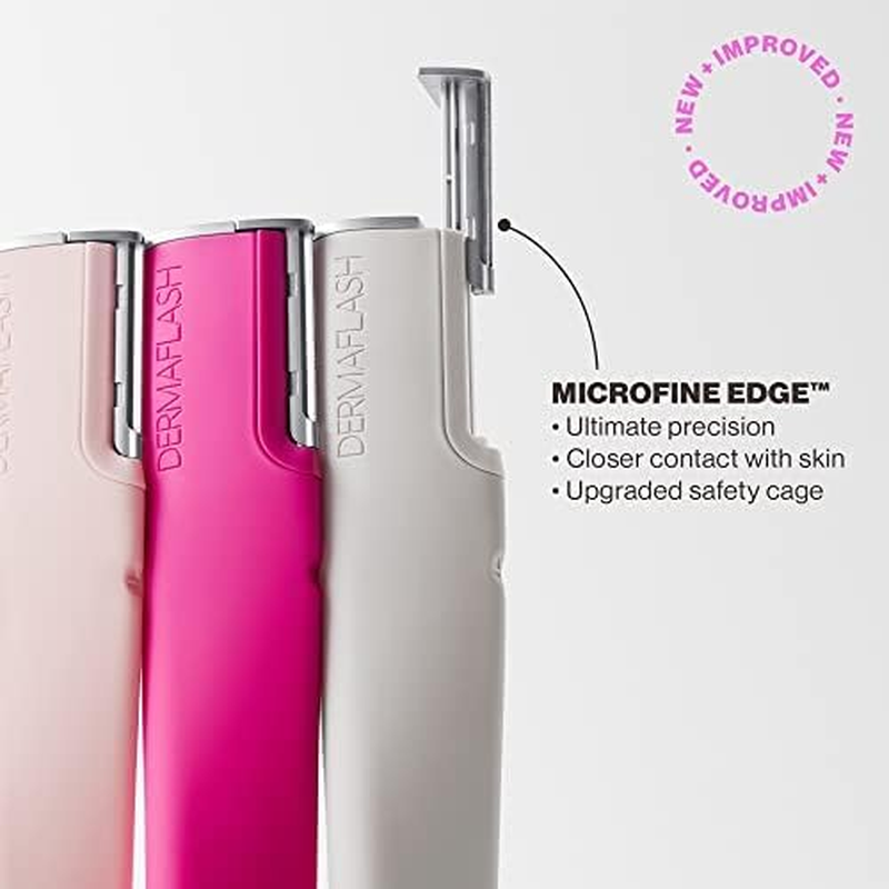 DERMAFLASH ESSENTIALS Dermaplaning Replenishment Kit for Women (Compatible with DERMAFLASH LUXE+ Dermaplaning Tool Only)