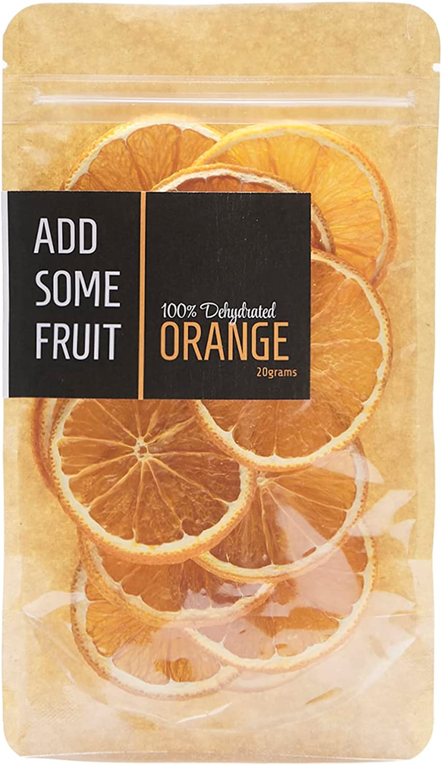 ADD SOME FRUIT - 100% DEHYDRATED ORANGE - 20G Pouch image number 5
