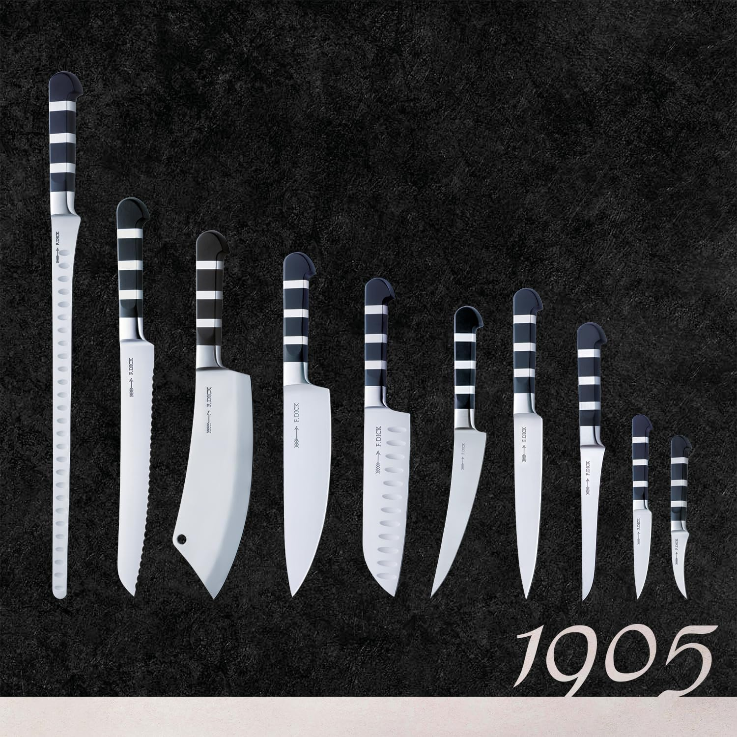 F.Dick 1905 Series Utility Knife Serrated Edge 32Cm C&C/P FD-81939-32-2