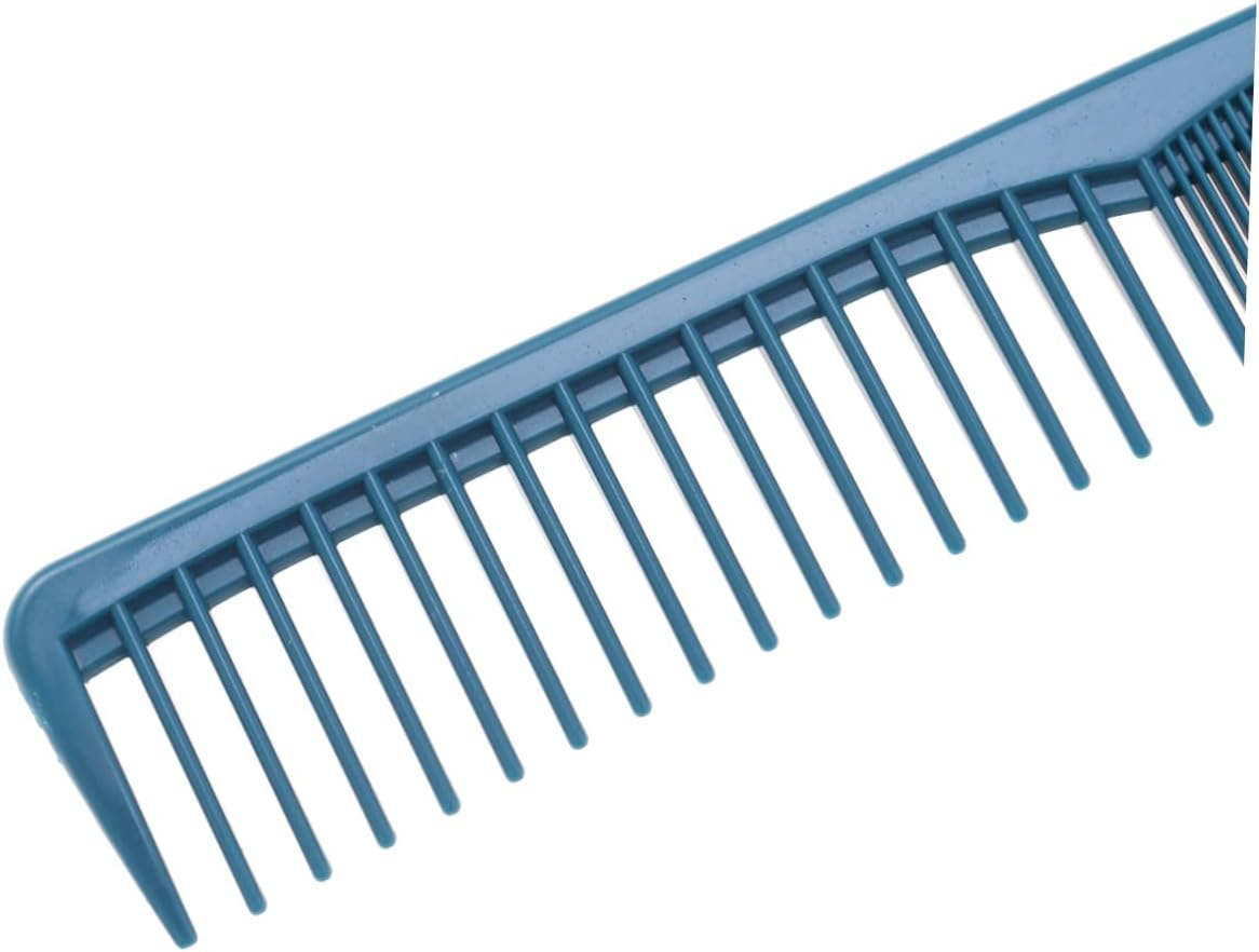 Garneck Professional Hair Cutting Comb, Blue, Made of ABS Antistatic for Thick and Curly Hair, Hairdressers and Salon Stylists image number 5