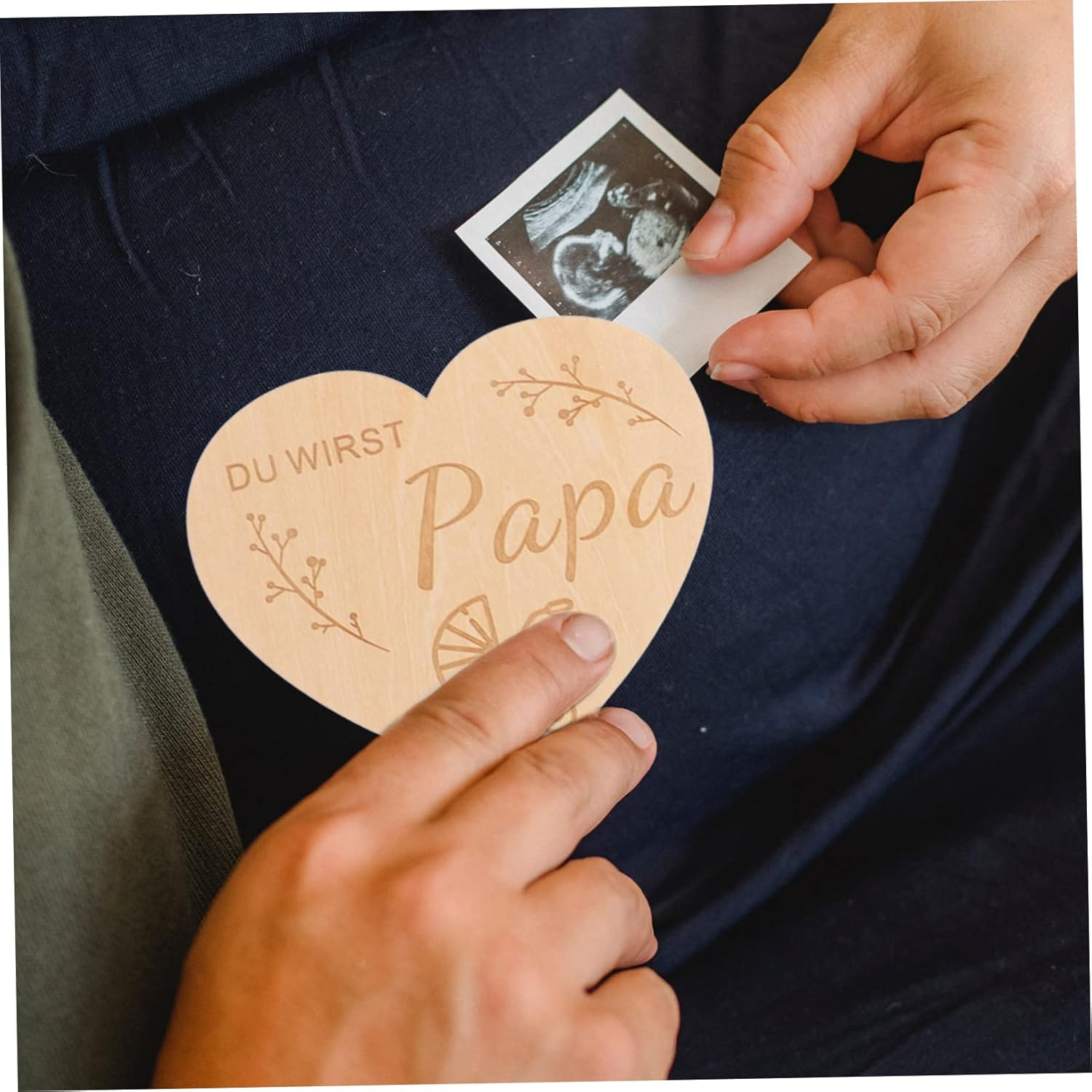 Kisangel Milestone Cards Birth Announcement Newborn Name Sign for Hospital Monthly Growth Record Cards for Boys Girls Pregnancy Announcement for Nursery Decor image number 2