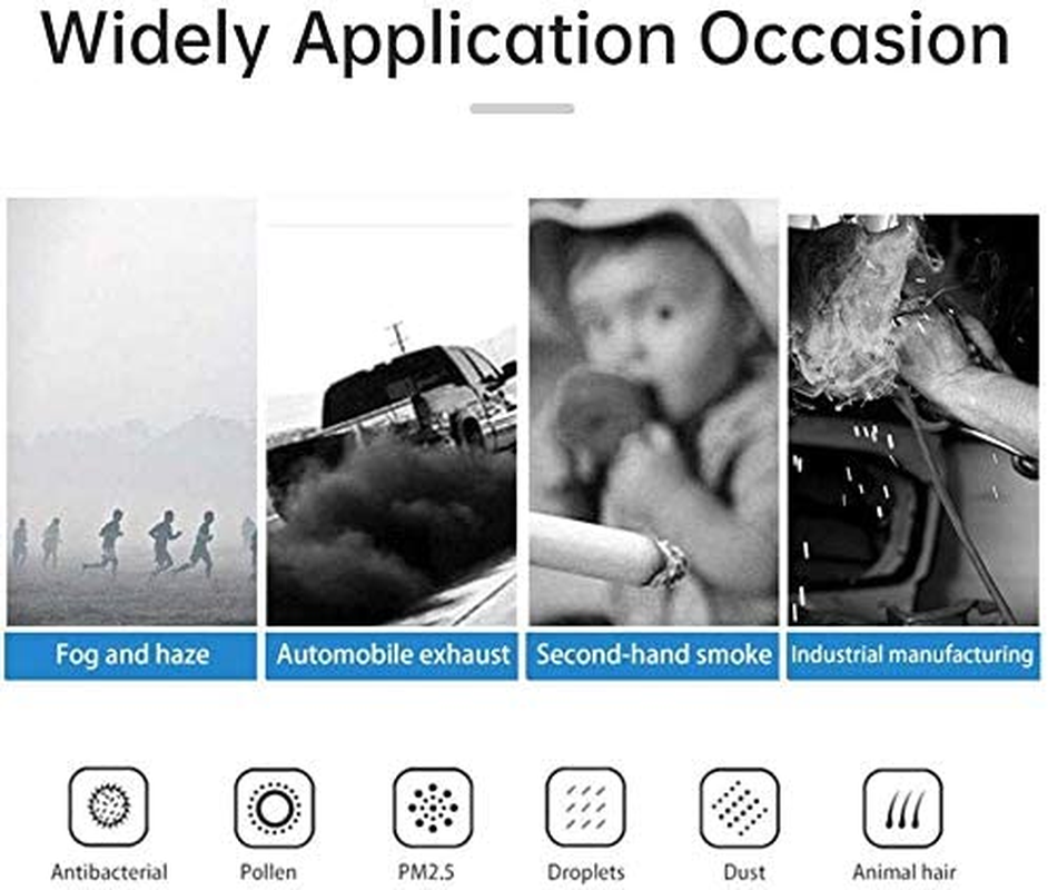 Dust Mask, Amazer Tec Reusable Dust Pollution Mask with Activated Carbon Filter for Woodworking House Cleaning Gardening and Outdoor Activities (Pack of 1 Black) image number 5