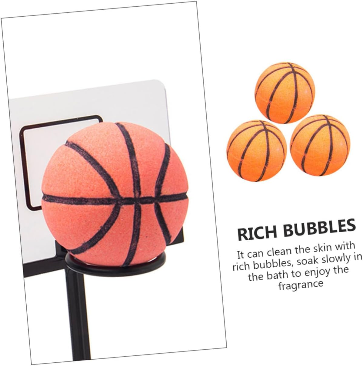 Healeved 3Pcs Natural Himalayan Salt Bubble Bath Balls Essential Oil for Aromatherapy image number 6