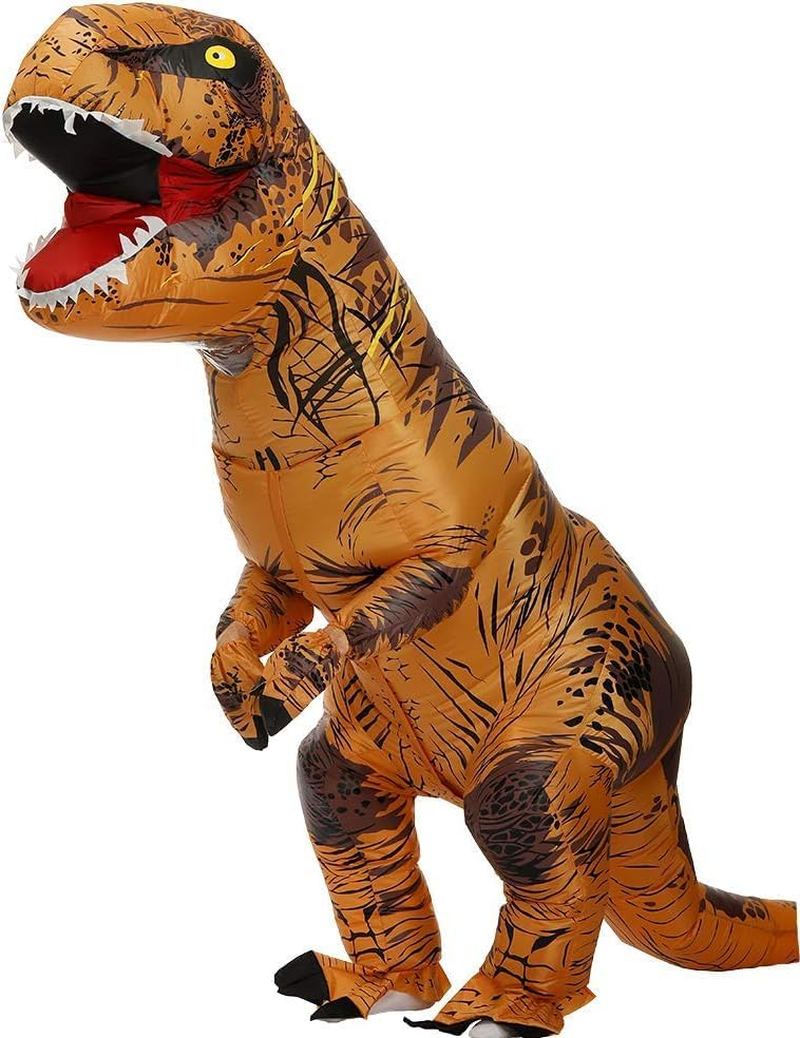 Inflatable T-Rex Costume, Dinosaur Costume for Adults Funny Cosplay Halloween Fancy Dress for Partys, Halloween, Easter,Christmas image number 5