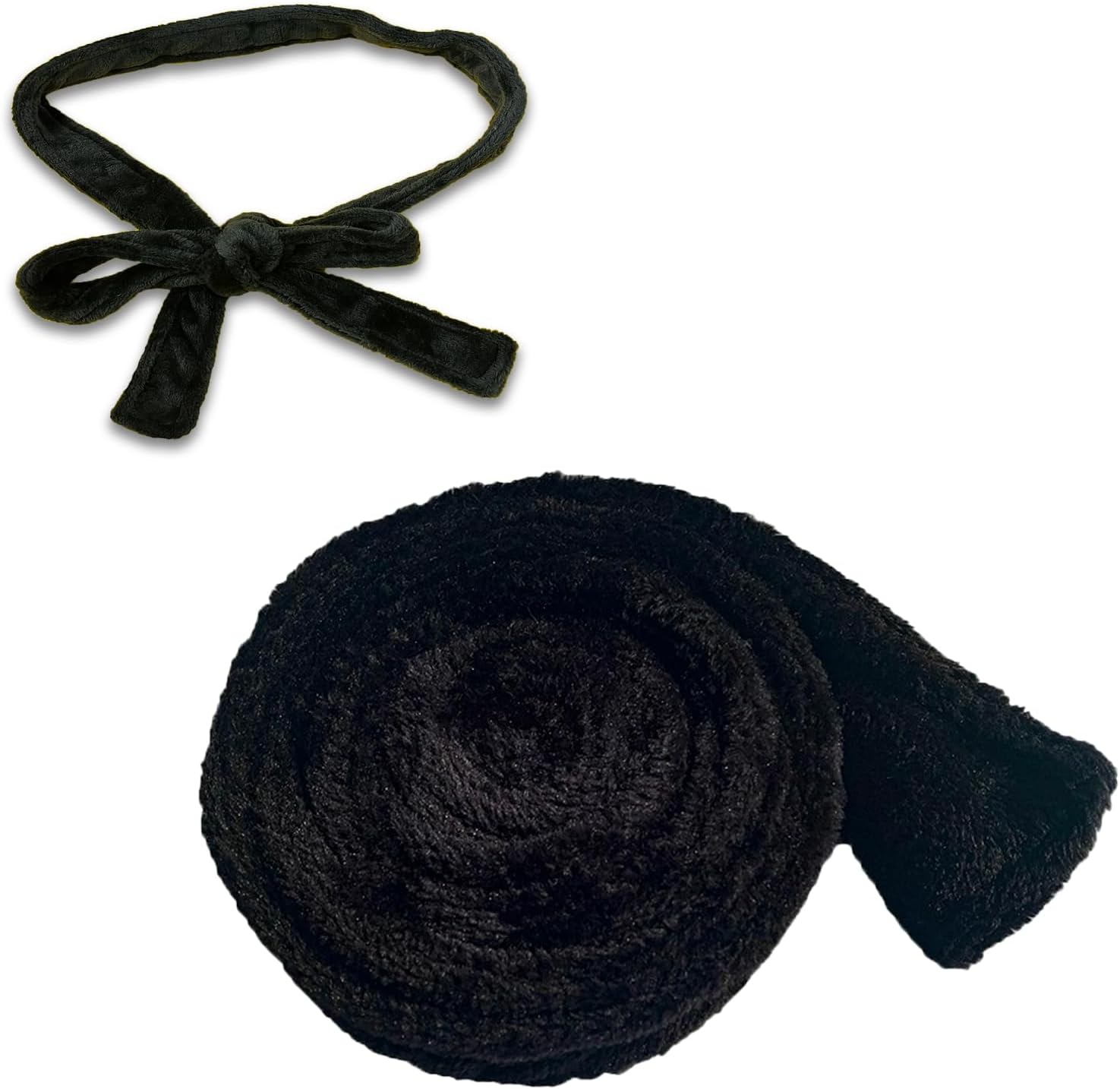 INCAUCA White Robe Belt Replacement, Thick Flannel Robe Tie, 170 Cm Long Bathrobe Belt, Unisex Soft Pajamas Replacement Fixed Belt for Women Men