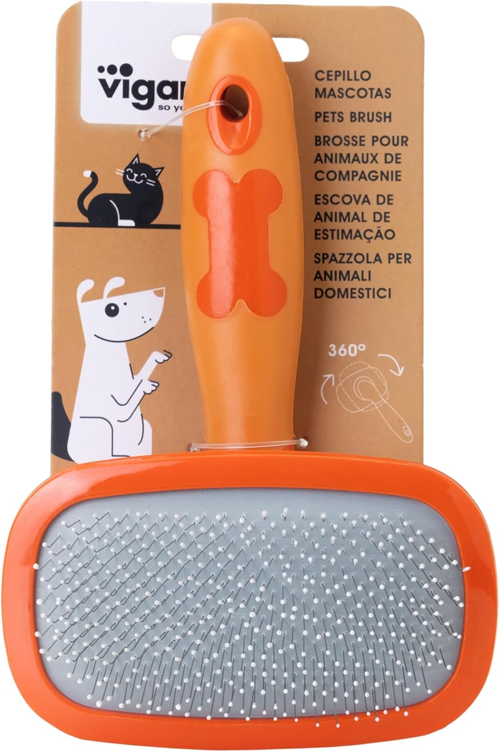 VIGAR Pets Club Pets Metallic Hair Brush image number 3