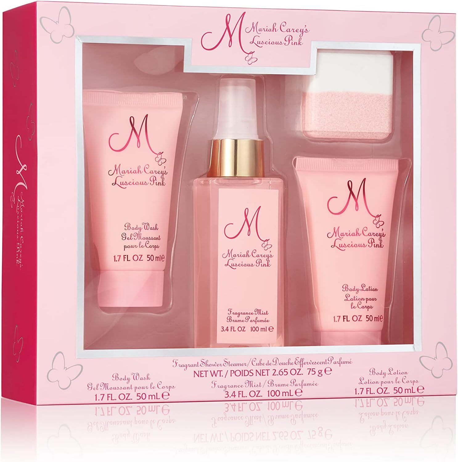 Mariah Carey Luscious Pink 4 Pieces Gift Set for Women image number 1