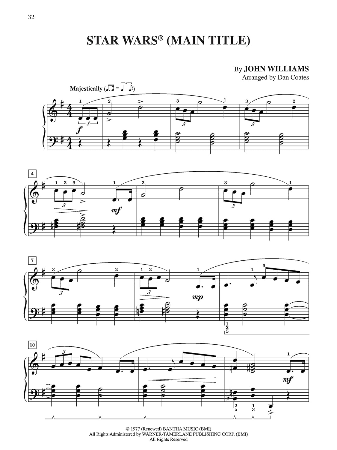 10 for 10 Sheet Music Movie Hits: Easy Piano Solos image number 6