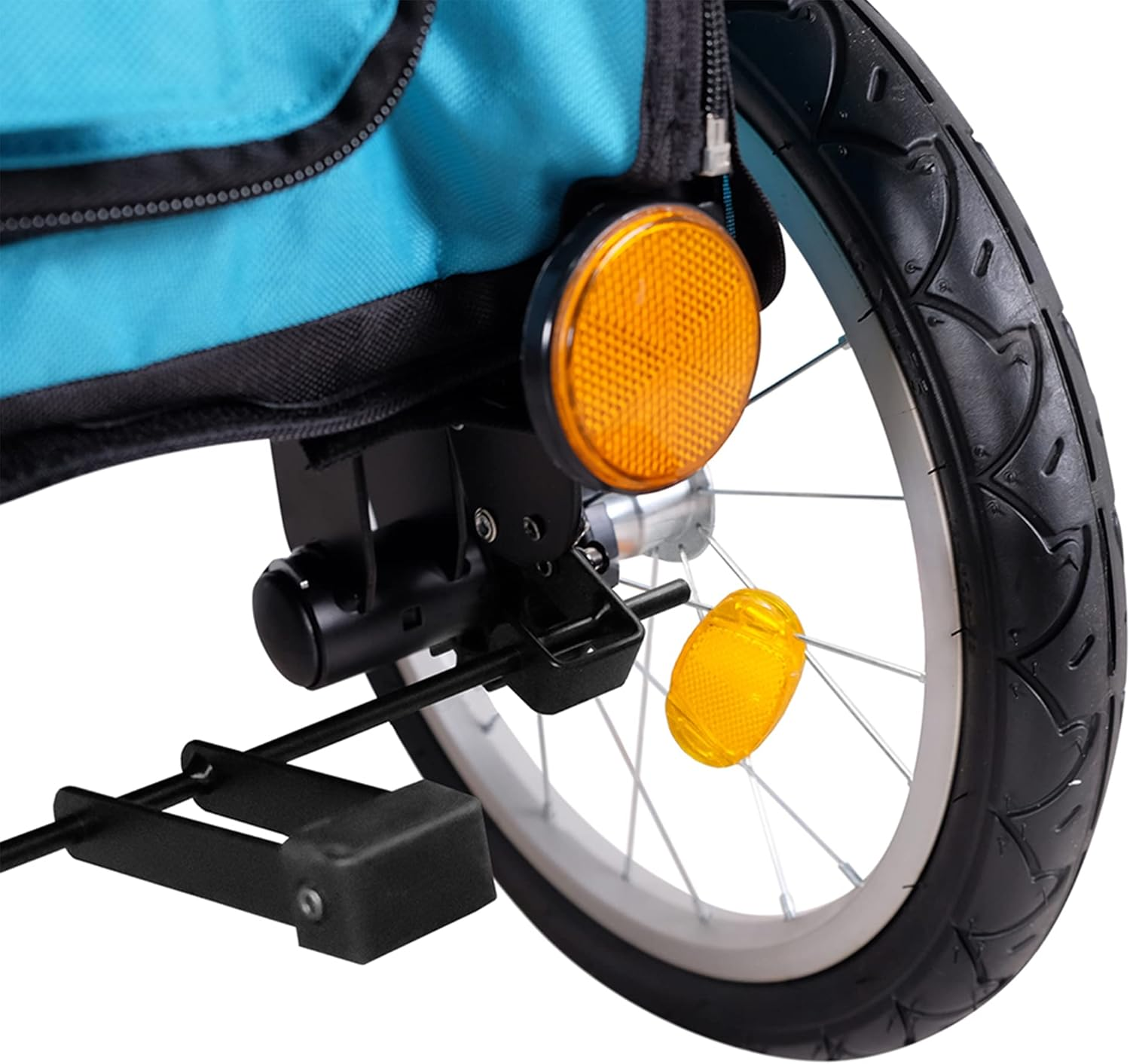 Ibiyaya Happy Pet Trailer V2 Jogger Stroller for Dogs, Ocean Blue image number 5