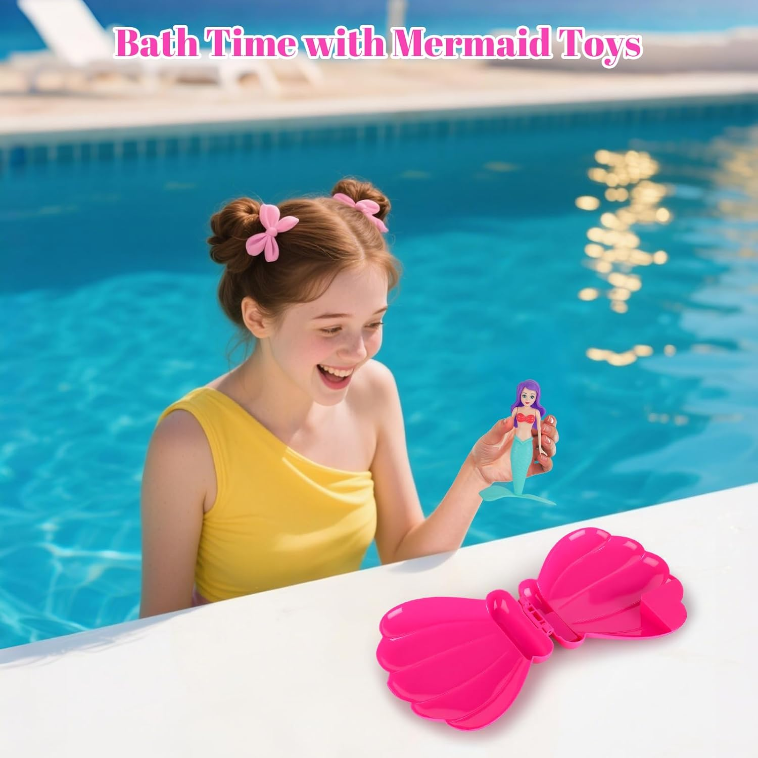 Mermaid Pool Toy 3 Pcs image number 5