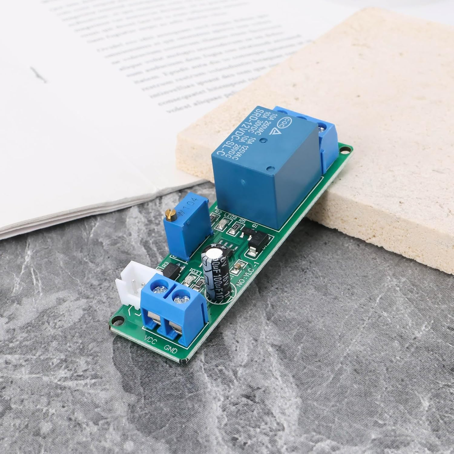 Emsea 2Pcs DC 12V Adjustable Timer Delay Turn off Module 1~10S Timing Relay for Robot Intelligent Product Development Automation Equipment PLC Development image number 5