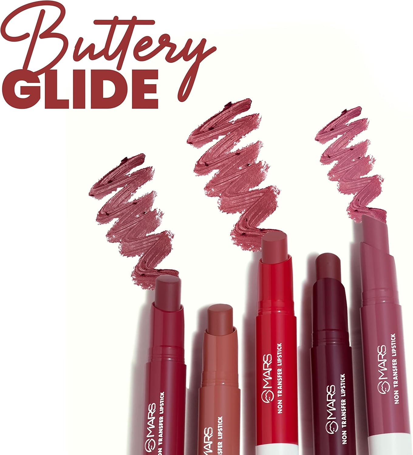 MARS Matte Super Stay Lipstick | up to 12 Hours Long Lasting | Smudge Proof and Waterproof Lipstick for Women (2.6 Gm) (12-SINFUL) image number 5