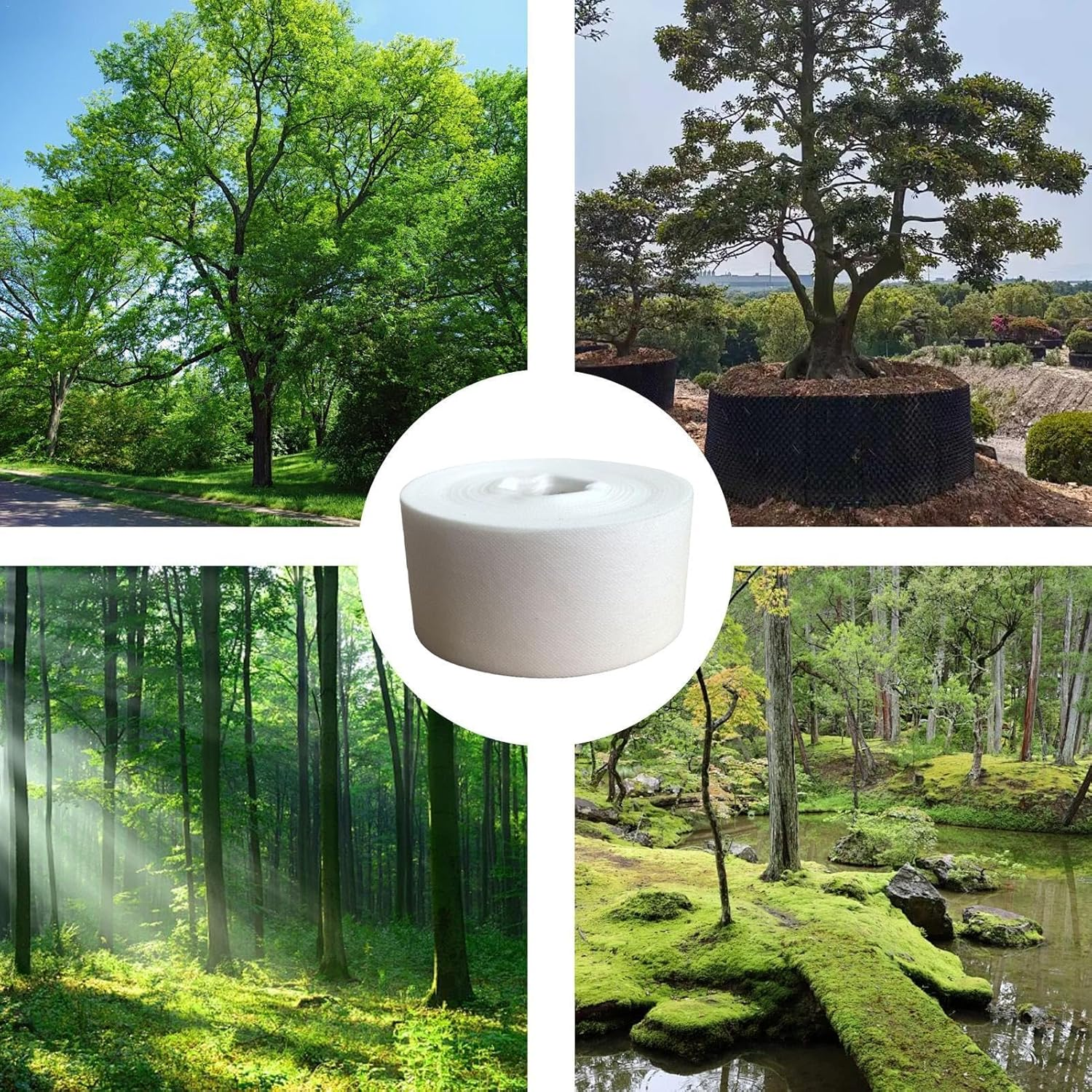 Winter Tree Care Supplies, Outdoor Plant Protection, Tree Bark Insulation, Gardening Winterization Products, Breathable Tree Covers, Tree Warming Solutions, Moisture Retention Fabrics, Non-Woven Garde image number 3