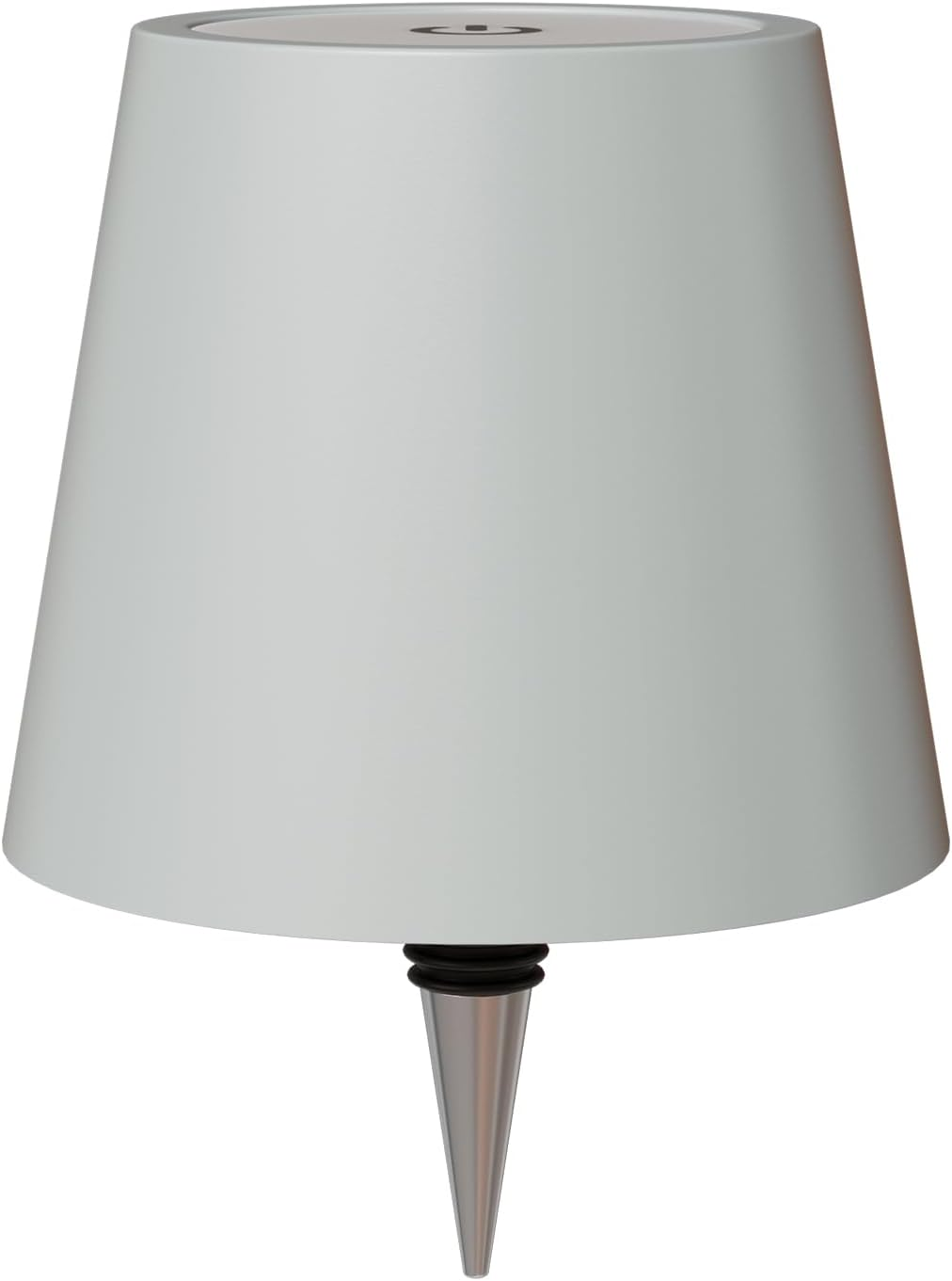 Nulmvic 2 Pack Wireless Bottle Lamp Shade - Portable LED Wine Bottle Lamp with Stopper, 3 Color Stepless Dimming Rechargeable Touch Wine Bottle Lights for Any Liquor Bottle Bars Restaurants-White