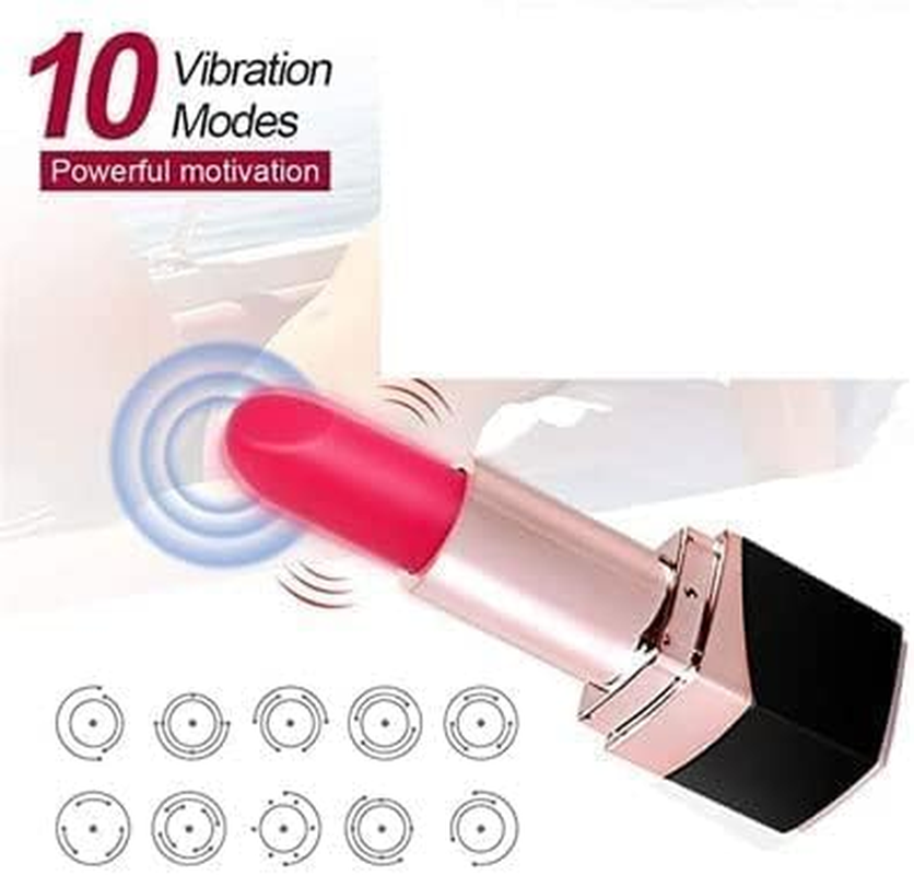 Strong Shock Quiet 10 Modes Powerful Bullet Stick Portable Soft Silicone Ball Personal Bullet Massage Rod for Women Pleasure, Electric Waterproof Bullet Setting, Fast Delivery, Mini Size (Black) image number 2