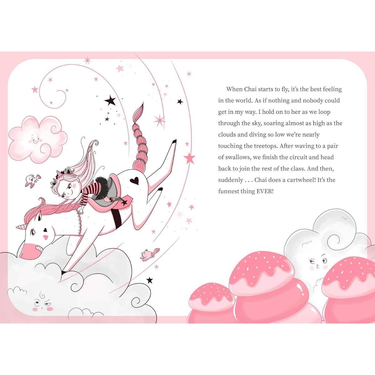 Unicornia: Learning to Fly: a Magical Unicorn School Fiction Story for Kids - Making Friends and Flying Unicorns in Unicornia image number 2