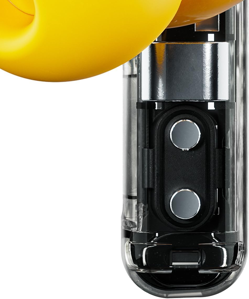 Nothing Ear (A) Earbuds Yellow, with Chatgpt Integration, 45 Db ANC, Bass Enhance Algorithm, up to 42.5 Hours Listening Time image number 6