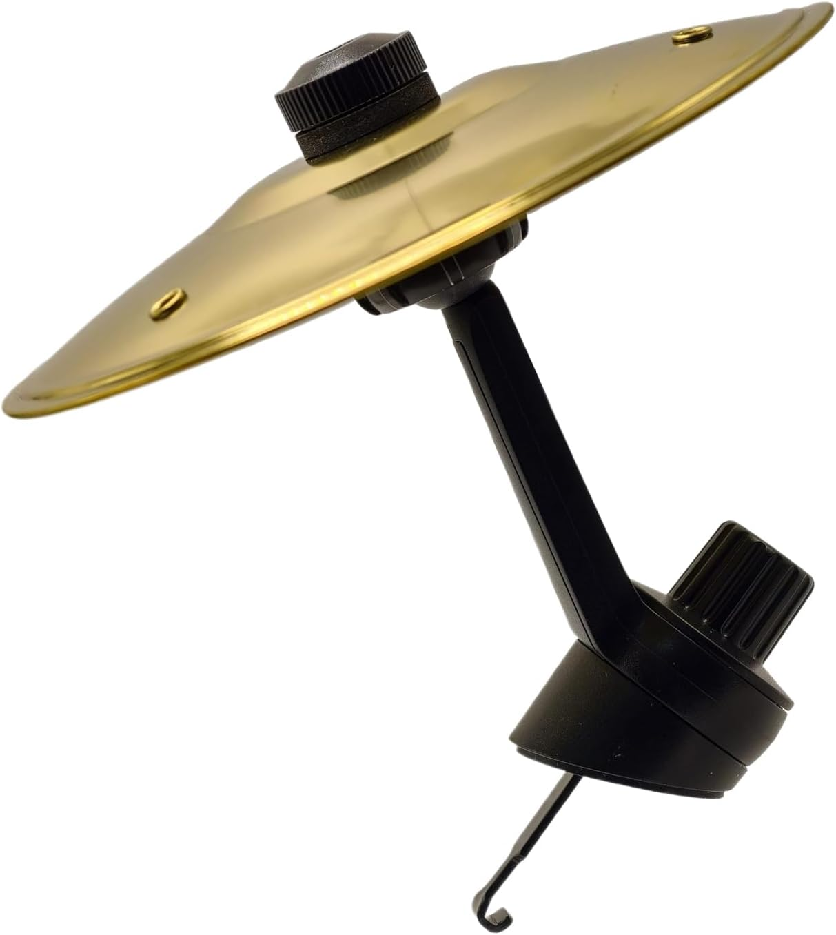 Car Drum Set Air Vent, Mini Dashboard Percussion Instrument, Crash Drums Kit to Driving Fun or Recording Studio for Musicians and Car Enthusiasts, Indoor and Outdoor Use, Gold & Silver