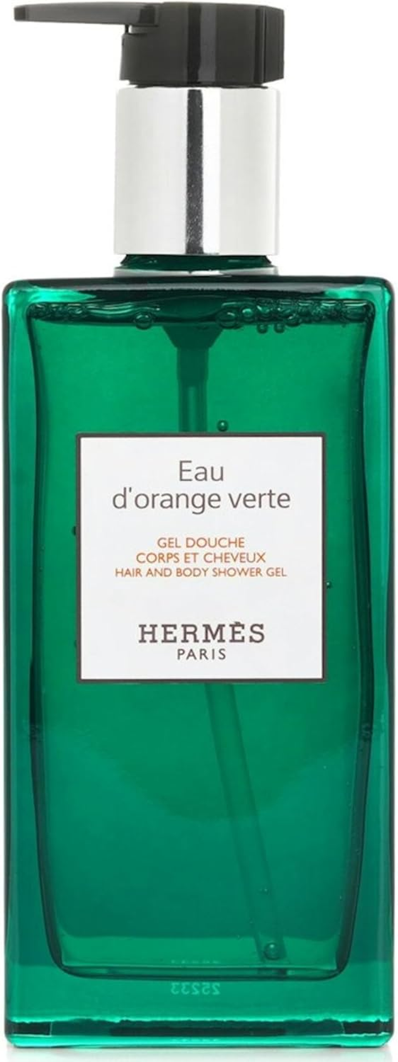 Hermes Eau D'Orange Verte for Unisex Hair and Body Shower Gel, 6.7 Ounce/200Ml