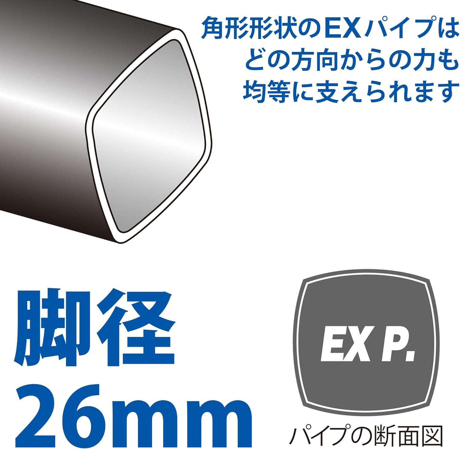 Velbon EX-640 II AZ Family Tripod, 4 Tiers, Lever Lock, Total Height 66.9 Inches (170 Cm), Leg Diameter 1.0 Inches (26 Mm), Medium Size, 3-Way Head Head, Compatible with DIN Standard Quick Shoes, image number 6