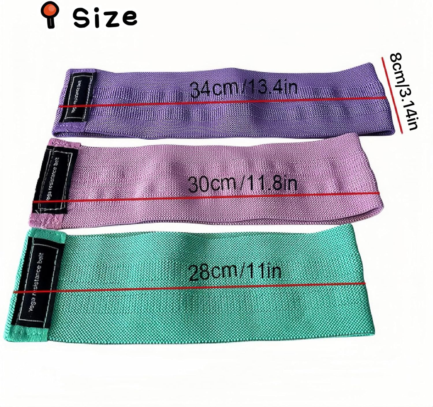 Resistance Bands Set for Working Out, Exercise Bands with 5 Resistance Levels, Skin-Friendly Elastic Bands with Carrying Pouch for Home Workout, Strength Training, Yoga, Pilates