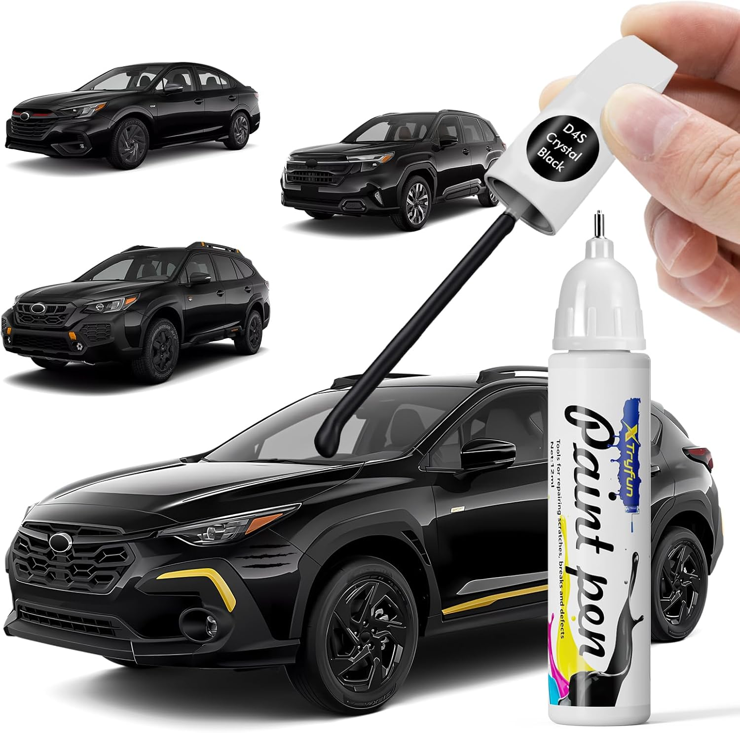 Xtryfun UAT Geyser Blue Touch up Paint Compatible with Subaru, DIY Car Paint Scratch Repair, Automotive Paints, Quick & Easy Fix Scratch Repair for Crosstrek/Outback/Forester
