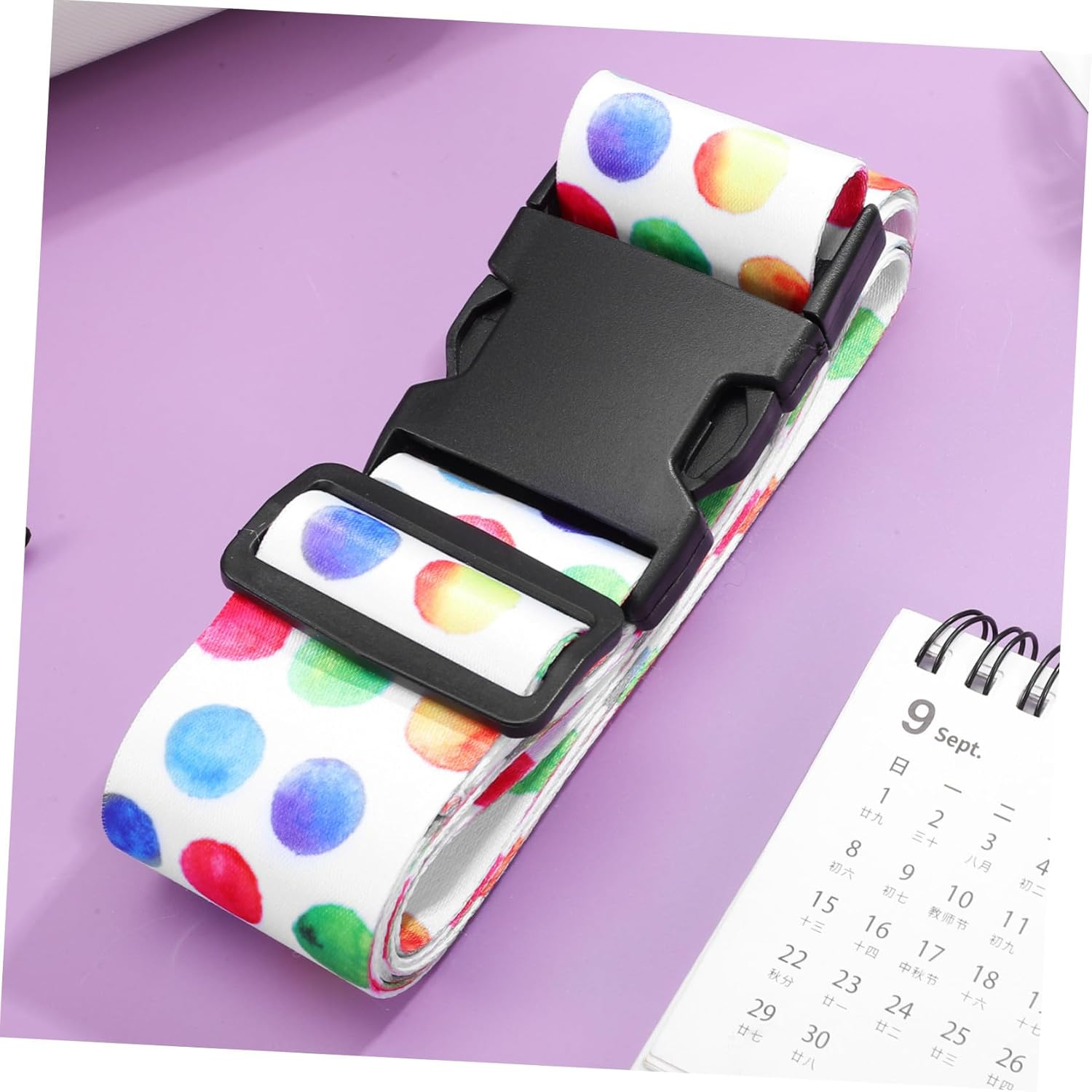 PRETYZOOM Luggage Straps for Suitcases Adjustable Travel Security Straps Lockable Luggage Belts for Travel image number 4