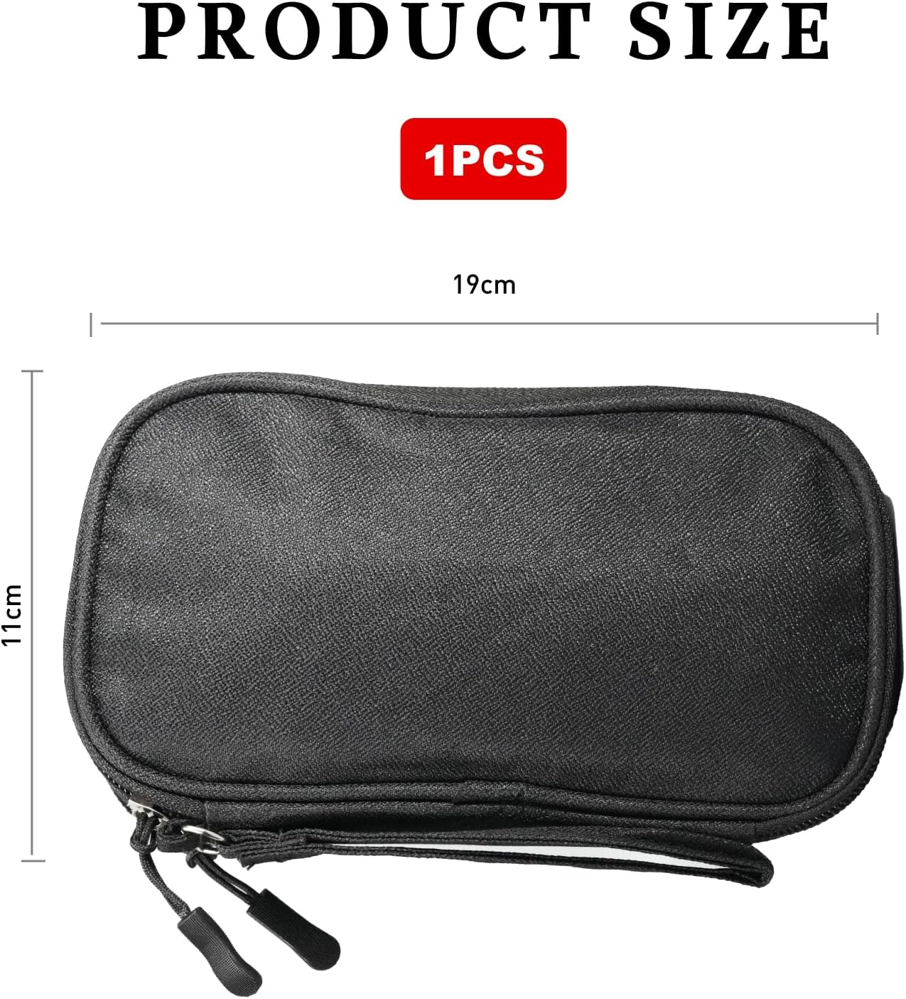 Fortuneglobe 2-Layer Electronics Organizer (7.5X4.3X2In) Waterproof Tech Pouch for Cords, Chargers, Phone, Earphones, Travel​​ image number 4