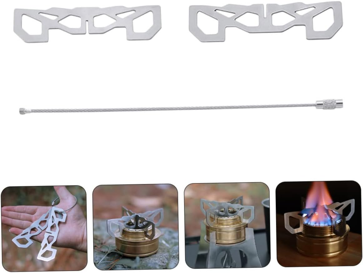 Camping Cooking Gear Bbq Rack Outdoor Camping Barbecue Rack Stove Support Stand