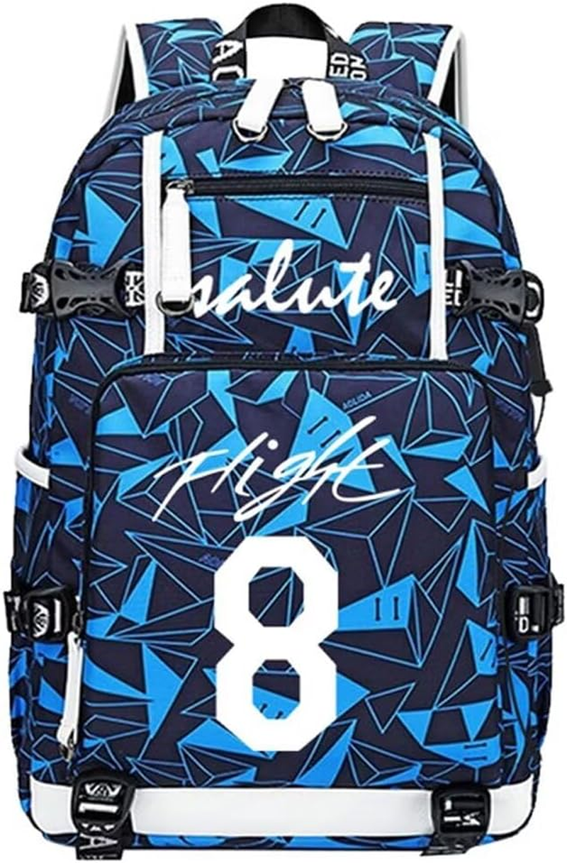 Basketball KB24 Luminous Backpack Travel Daypacks Fans Bookbag for Men Women image number 3