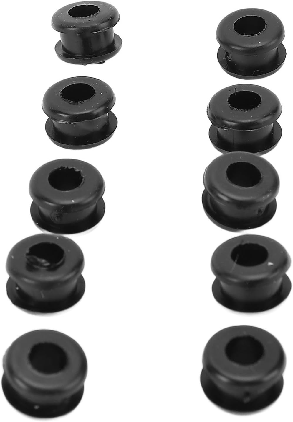 Rubber Grommet Kit, Versatile Low Noise Fans Grommets Spare Kit, Ceiling Fan Replacement Parts for Ceiling Fans and Applied Wiring, Cables, Metal Plates(10Pcs) (Black) image number 6