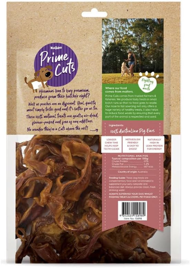 Kazoo Prime Cuts Pig Ear Strips - 100G image number 3