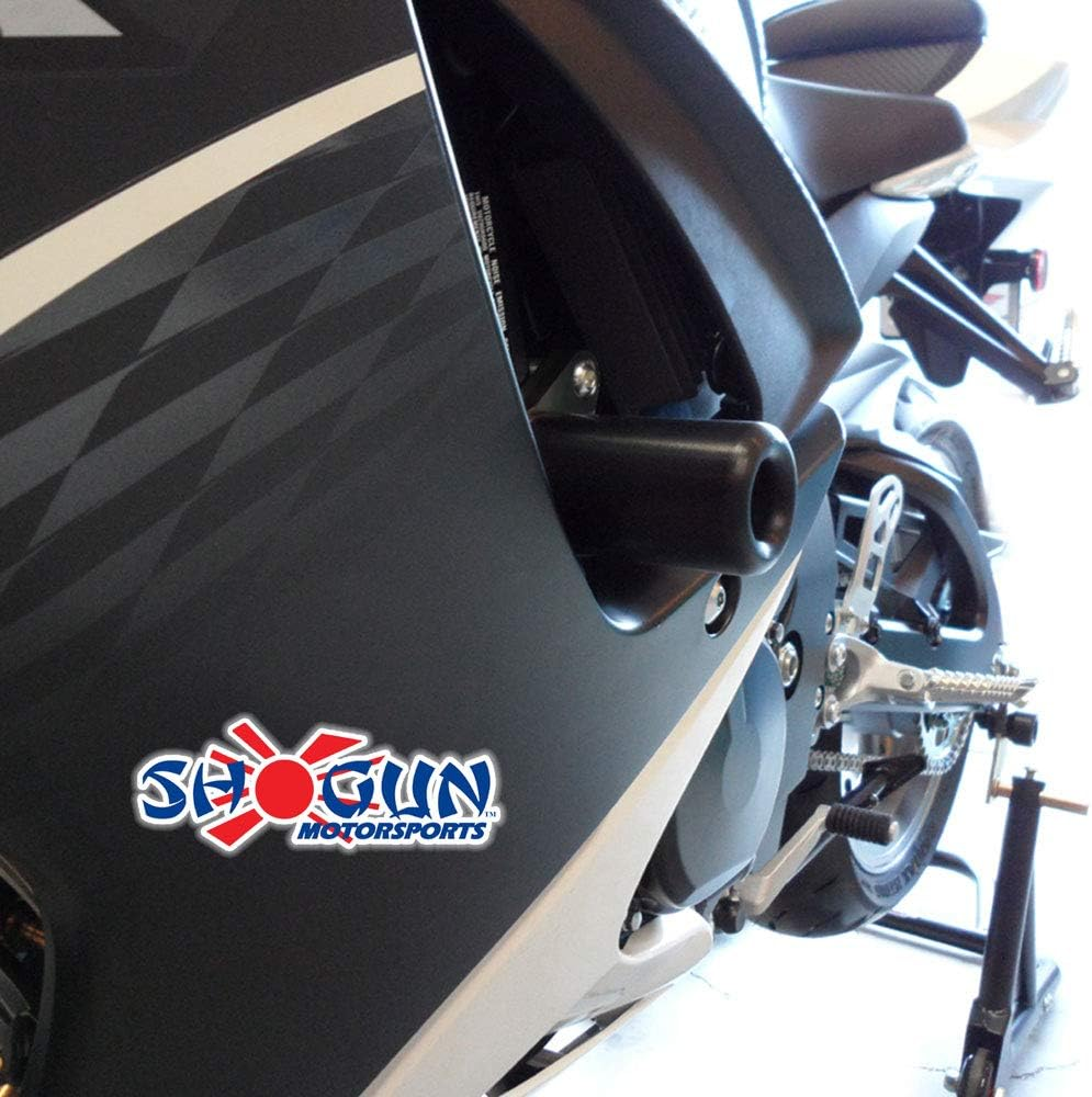 Shogun Motorsports 750-5459 No Cut Black Frame Sliders Suzuk image number 1