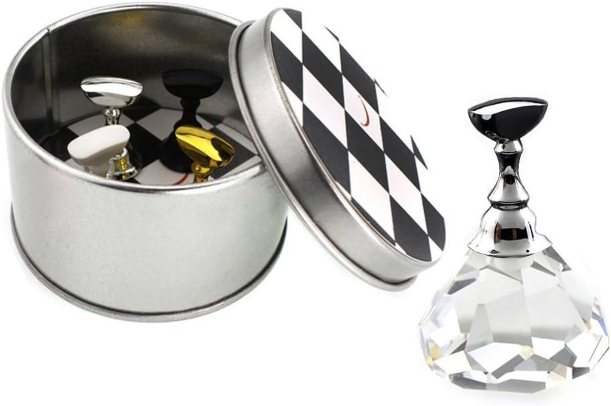 1 Set of Magnetic Chess Board Nail Stand, Salon Display Holder Sets image number 4