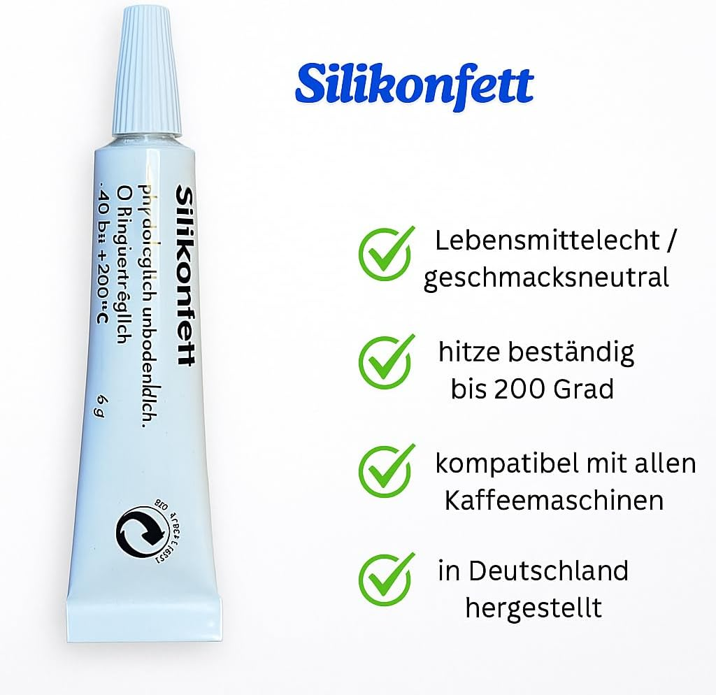 Delonghi Coffee Machine Care Kit - 3 Seals Silicone Grease 2 Brushes - Fits Esam ECAM ETAM EAM EPAM - Magnifica Primadonna Eletta Maestosa Dinamica image number 1