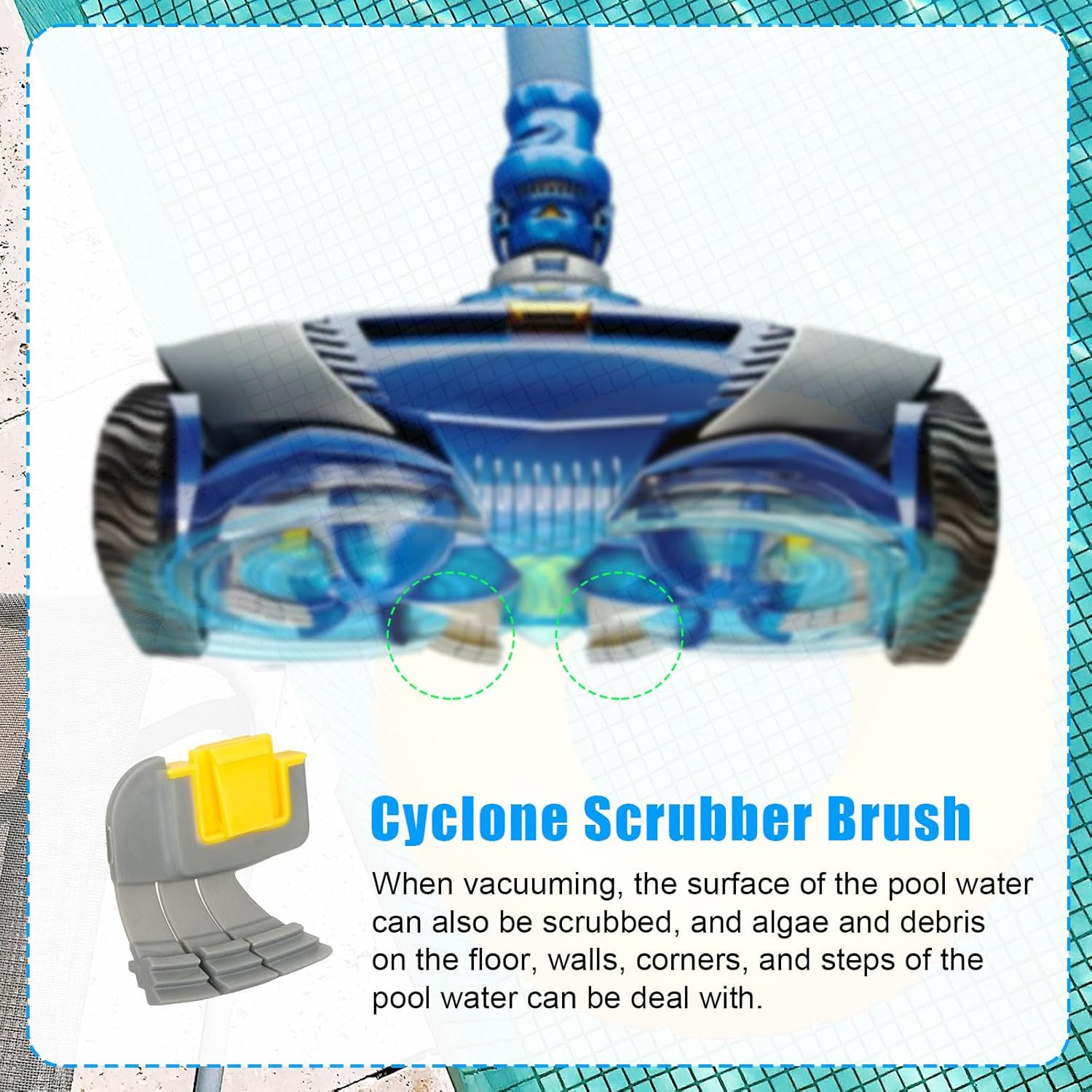 PEUTIER Pool Cleaner Replacement Parts Kit for Zodiac MX6 MX8 MX6EL MX8EL Elite, R0796200 Pool Cleaner Drive Shaft Mounting Accessories image number 4