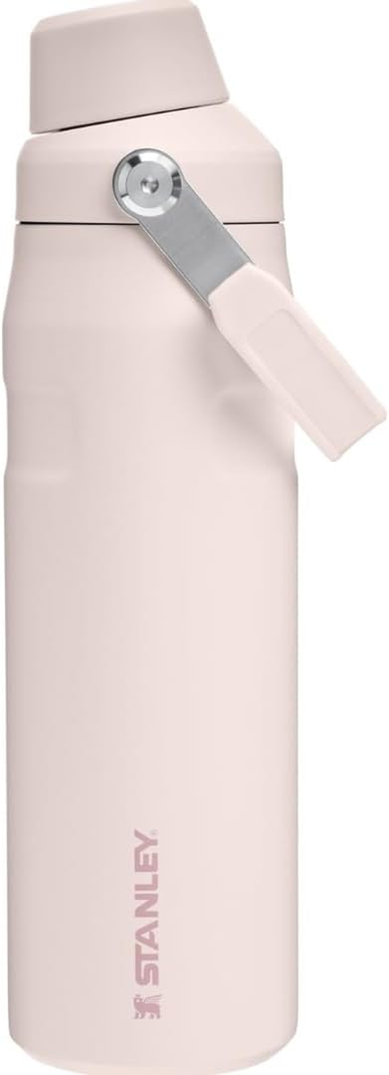 Stanley Iceflow Fast Flow Water Bottle 24 Oz | Angled Spout Lid | Lightweight and Leakproof for Travel and Sports | Insulated Stainless Steel | Bpa-Free | Rose Quartz image number 1
