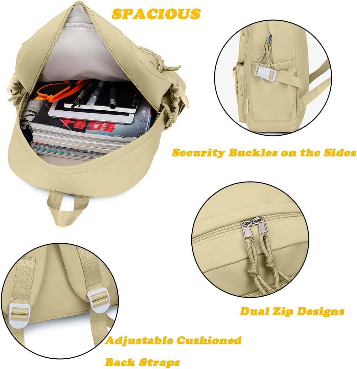 School Backpack for Girls Ita Bag with Pin Display Insert Cute Anime Backpack for Students