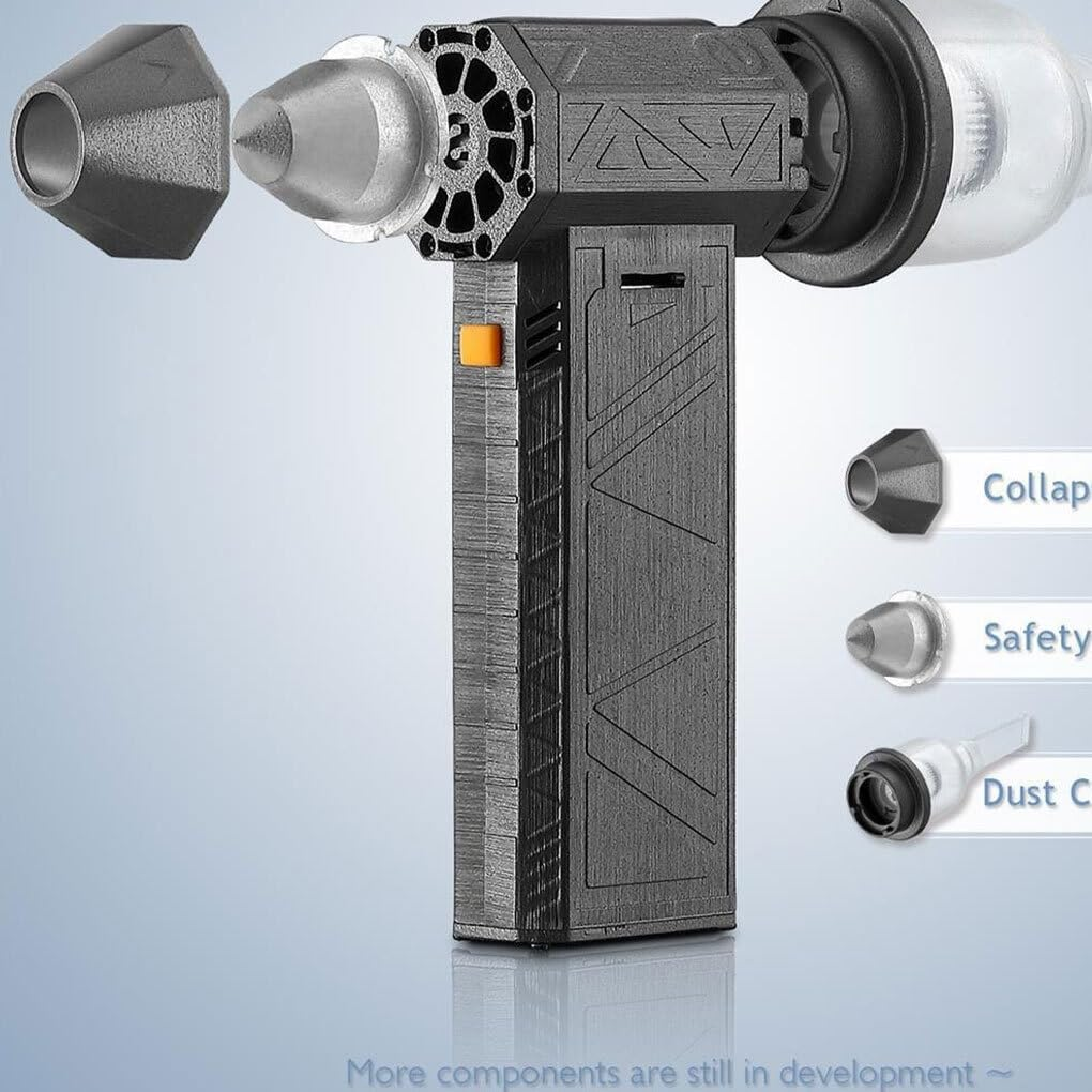 Turbofan Hair Dryer 110000 Rpm Violent Dust Removal Multifunctionl Buckle Compoent Making More Durablto Aluminum Alloy image number 6