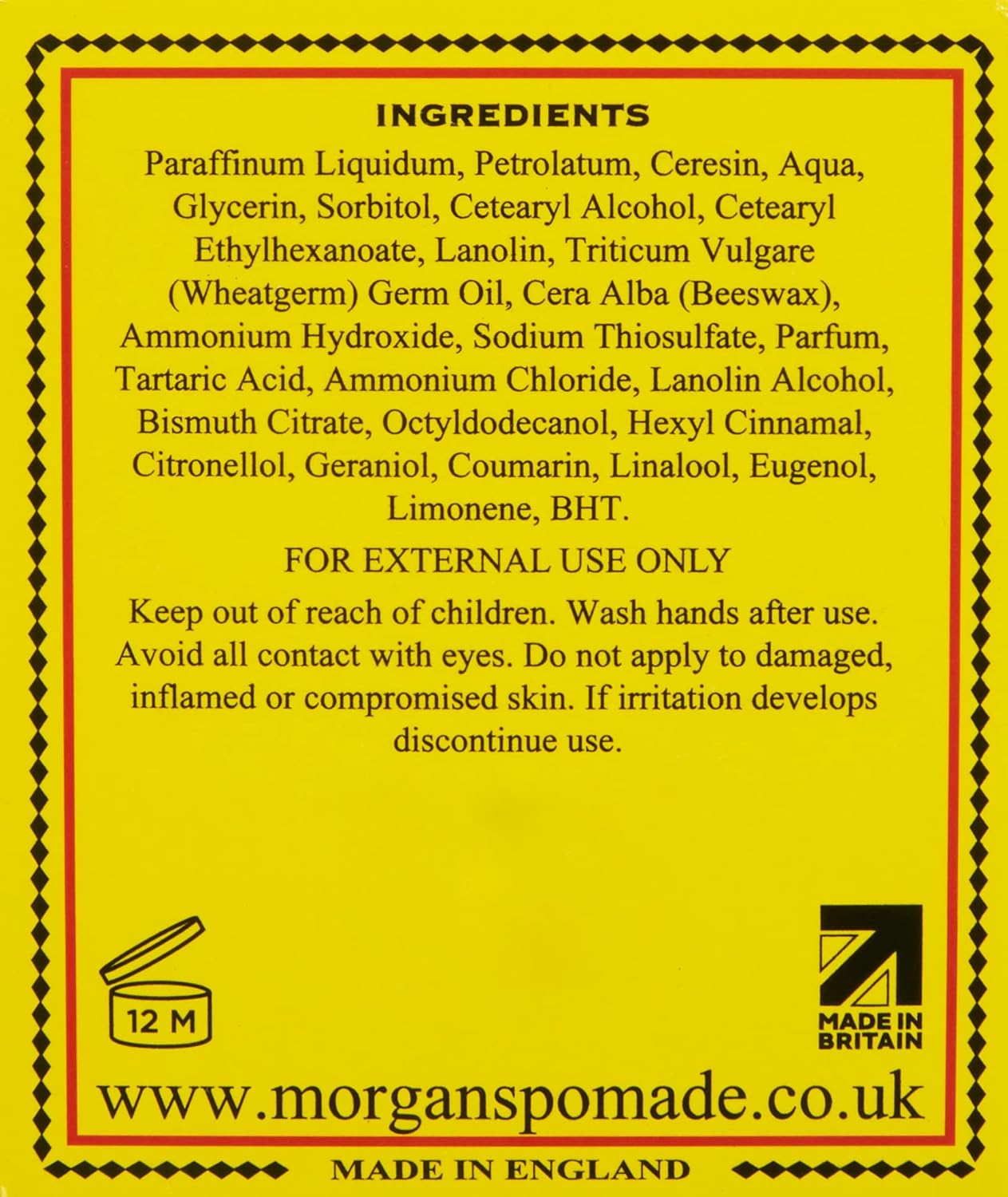 Morgan Pomade Amber Jar, 0.44 Pound image number 6